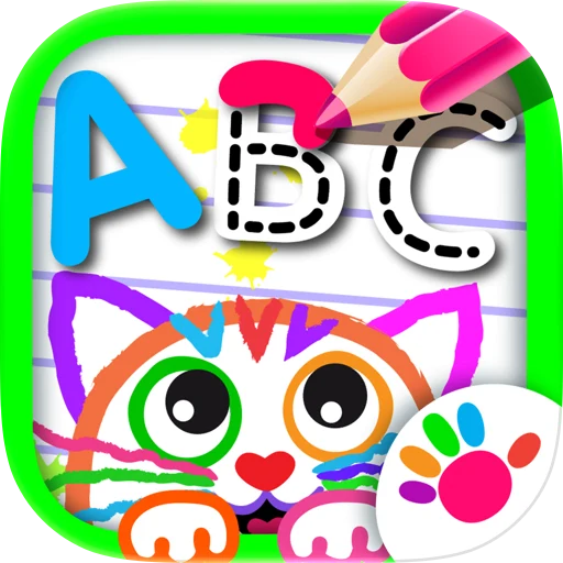 ABC Tracing Kids Drawing Games app icon
