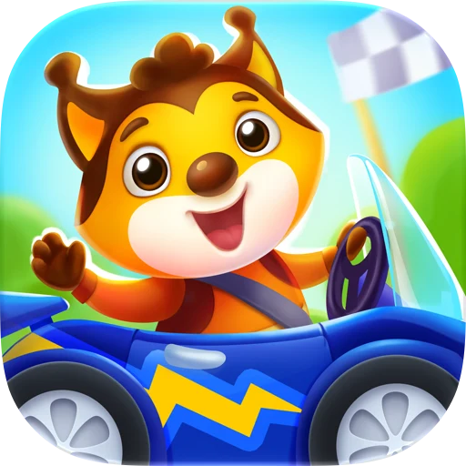 Car game for kids app icon