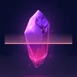 Crystal identifier. Rock guide app icon
