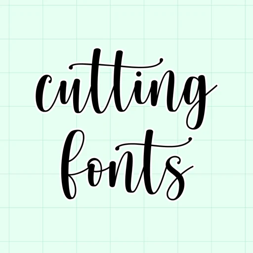 Cut Machine Fonts Space Studio app icon