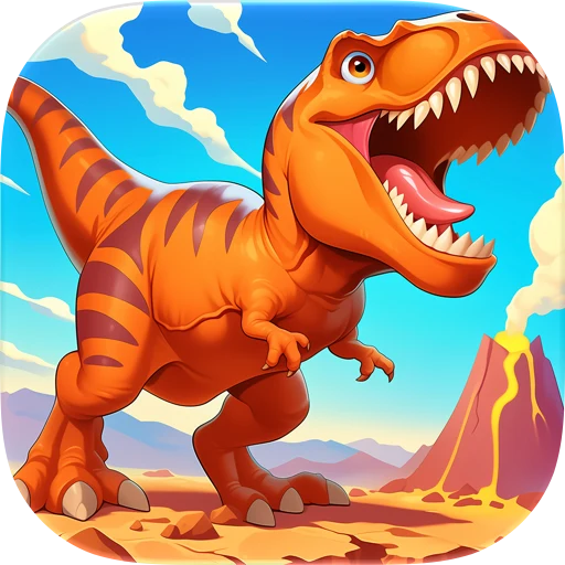 Dinosaur island Games app icon
