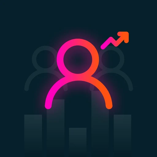 Followers Insights tracker app icon
