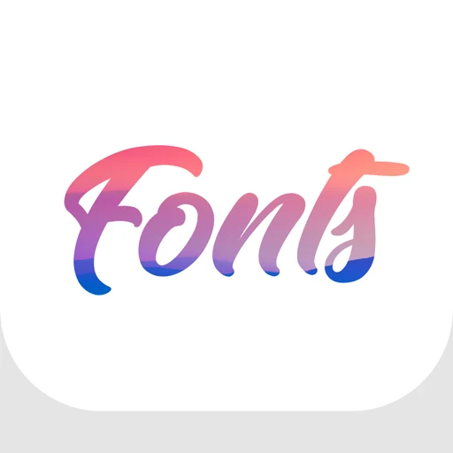 Fonts app icon