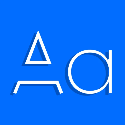 Fonts for iPhones app icon