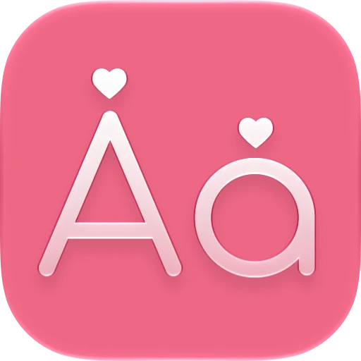 Fonts app icon