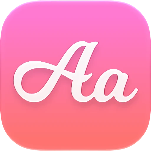 Fonts app icon