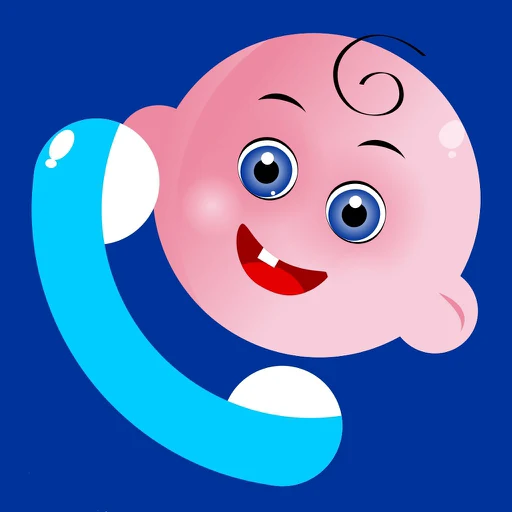 Fun phone toy for kids app icon