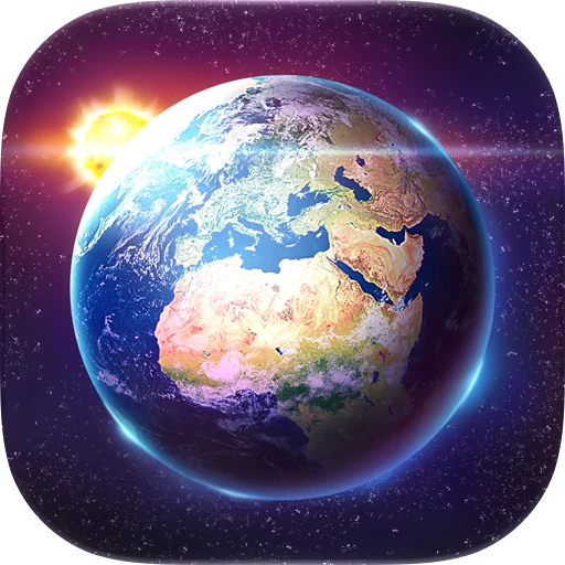 Globe 3D app icon