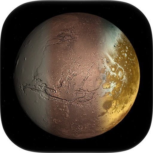 GlobeViewer Mars app icon