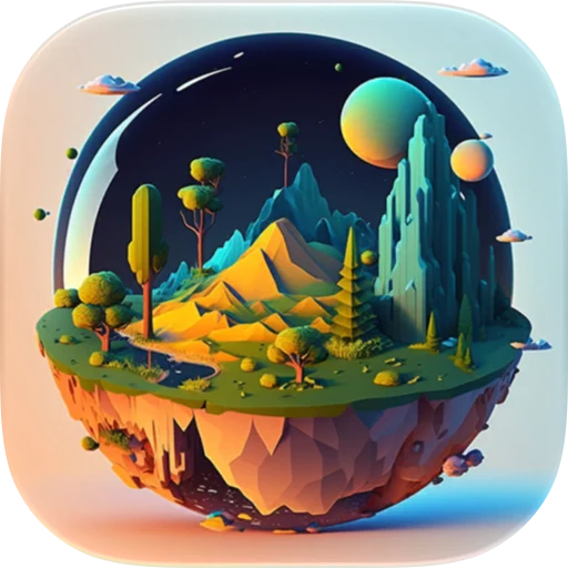 Idle Planet Miner app icon