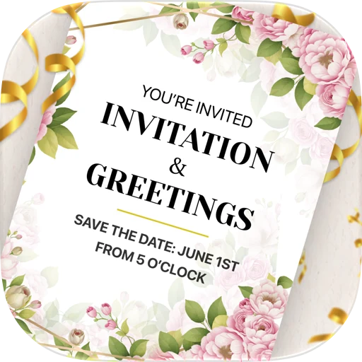 Invitation Maker app icon