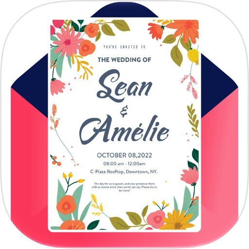 Invitation Maker app icon