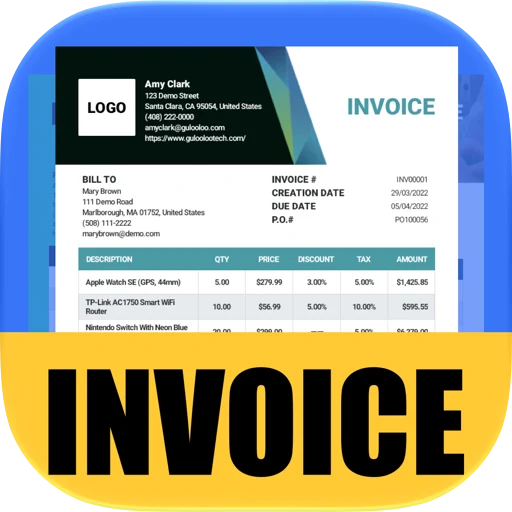 Invoice app icon