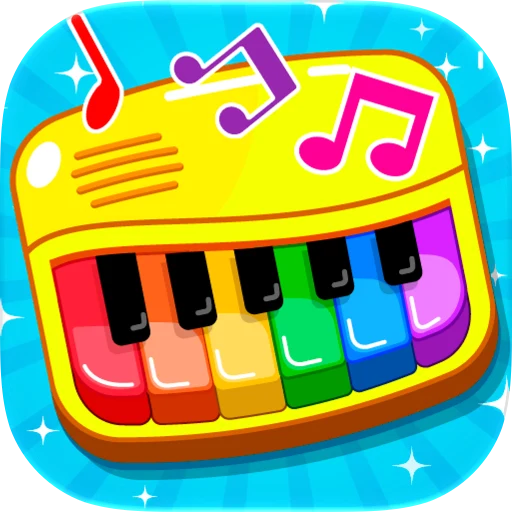 Kids Piano Games app icon