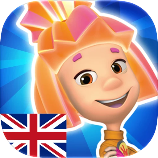 Learn English For Kids. Fixies app icon
