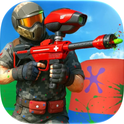 Paintball Shooting Games 3D app icon