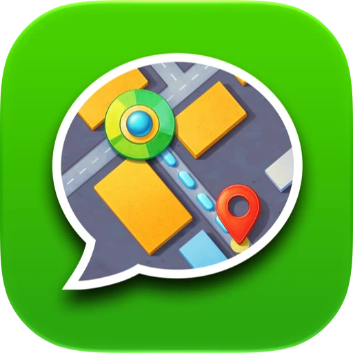Phone number location tracker app icon