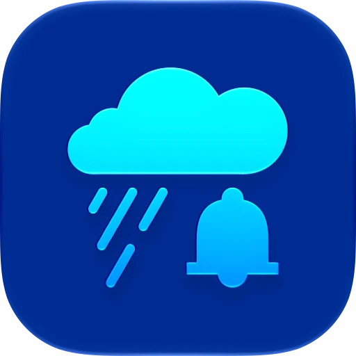 Rain Alarm Live Weather Radar app icon