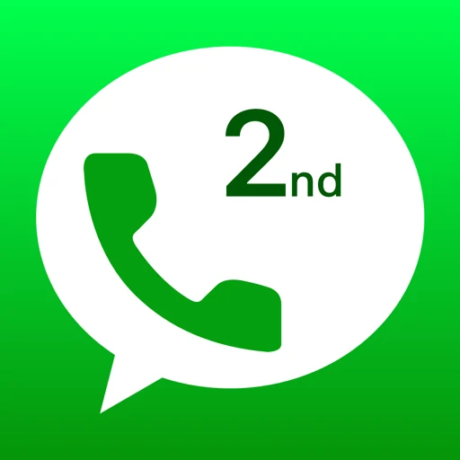 Second Phone Number app icon