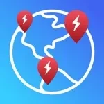 Supercharger map app icon