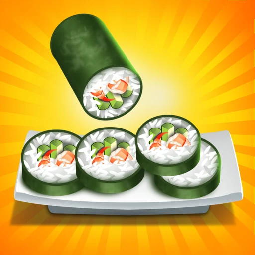 Sushi Food Maker Cooking Games app icon