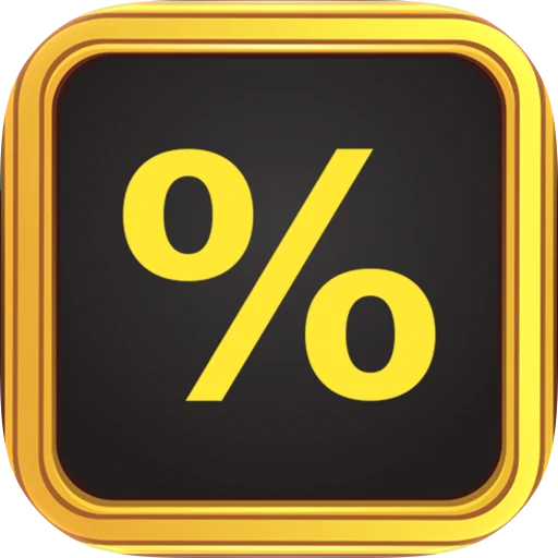 Tip Calculator % Gold app icon
