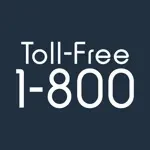 Toll-free 1-800 virtual number app icon