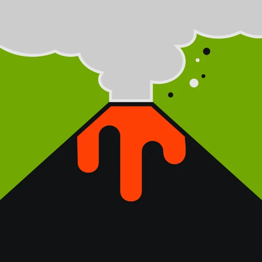 Volcanoes app icon