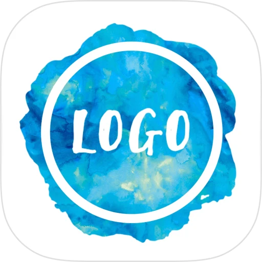 Watercolor Logo Maker app icon