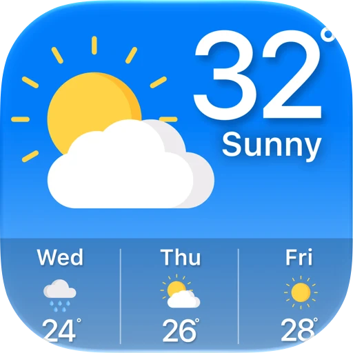 Weather forecast app icon