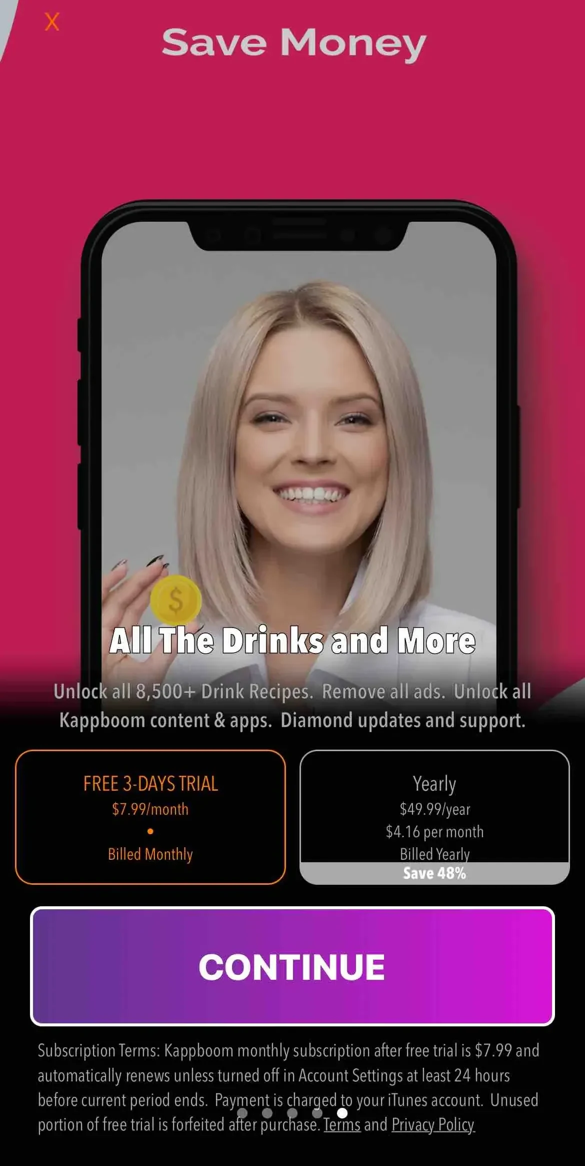 8 paywall screen