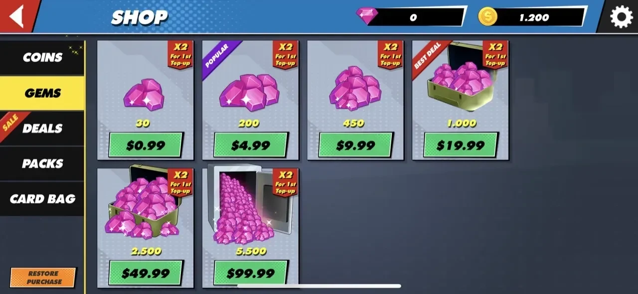 AllStar Hero Super Stick Fight paywall screen