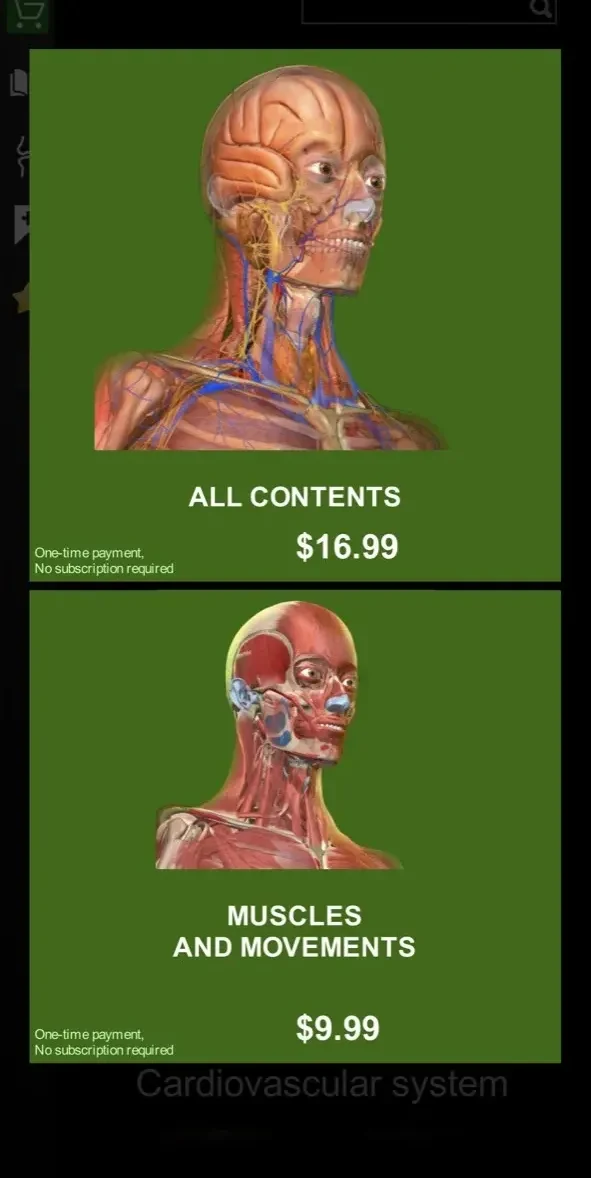 Anatomy Learning paywall screen