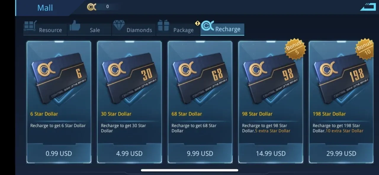 Angel Legion paywall screen