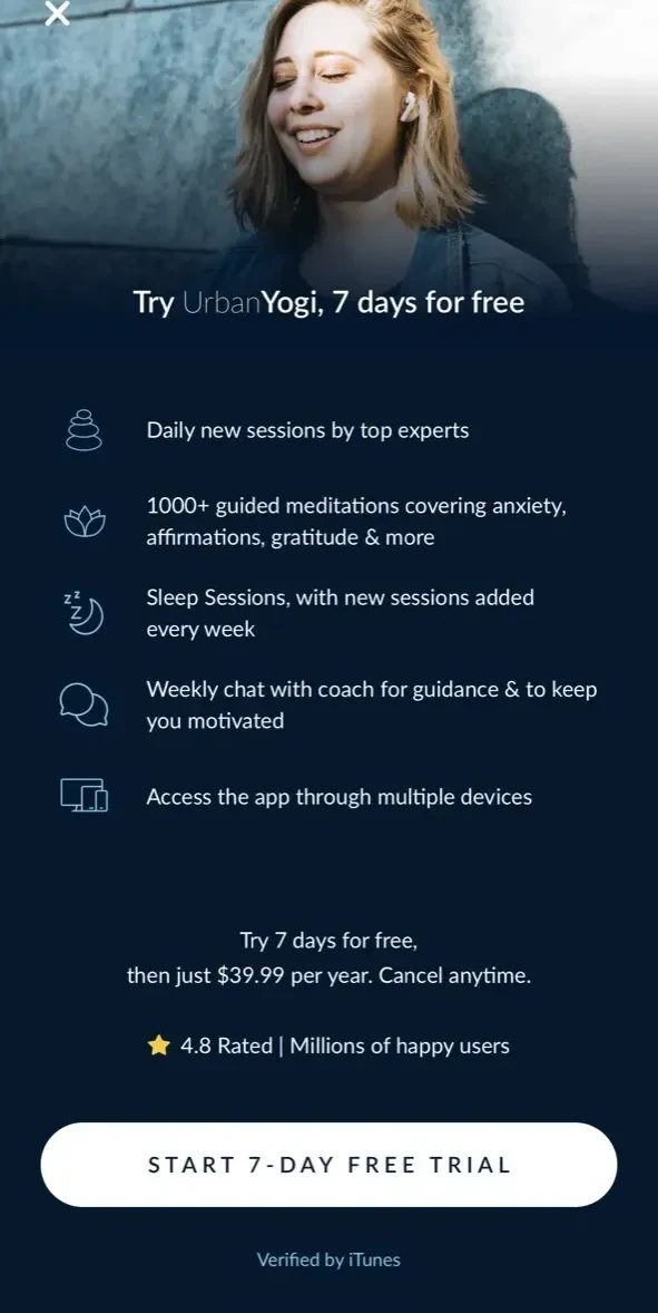 Anxiety Relief paywall screen
