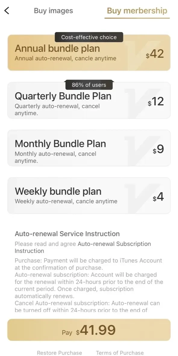 Apowersoft paywall screen
