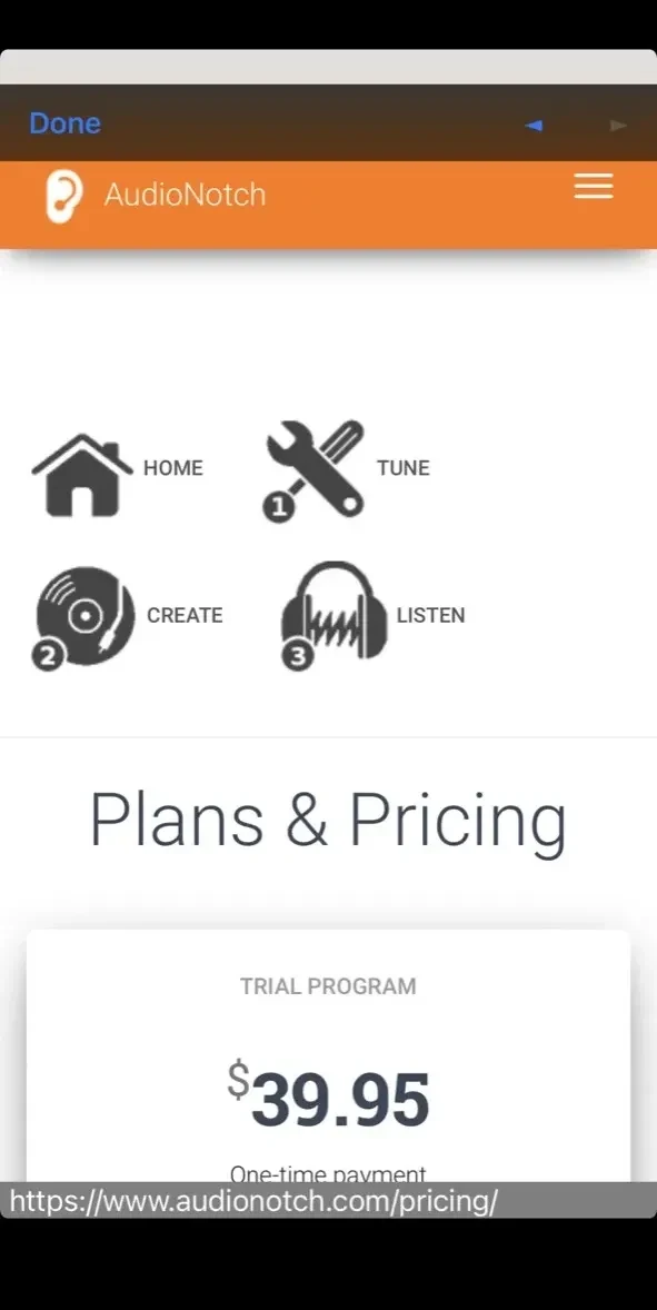 AudioNotch paywall screen