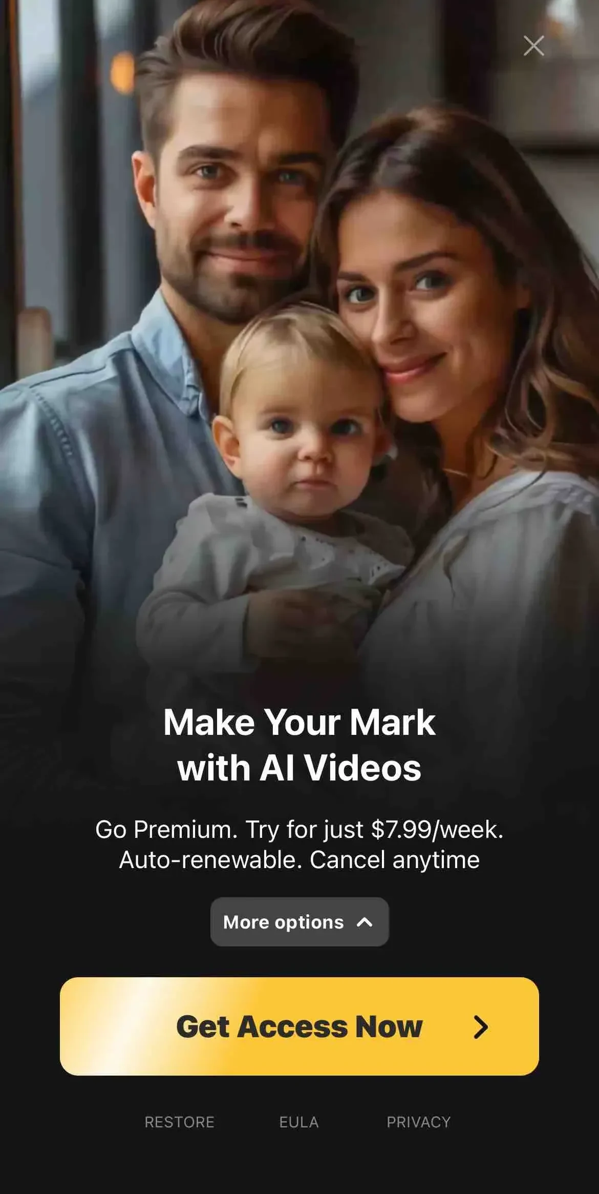 Aviart paywall screen