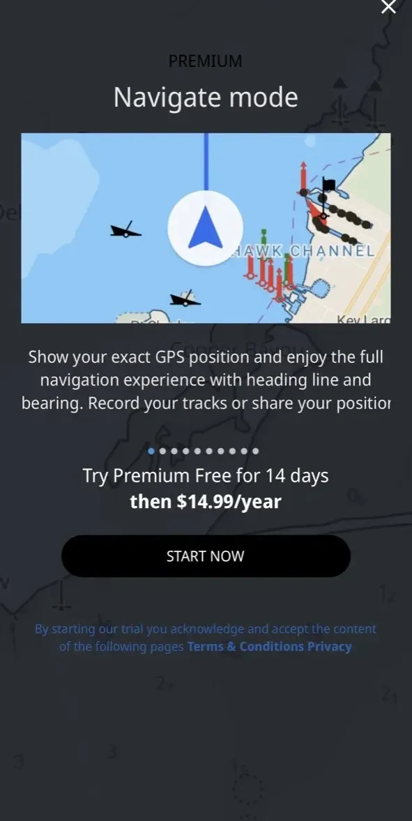 B&G paywall screen