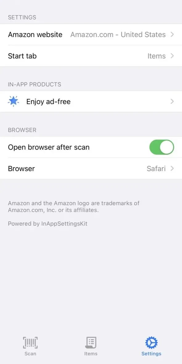 Barcode Scanner paywall screen