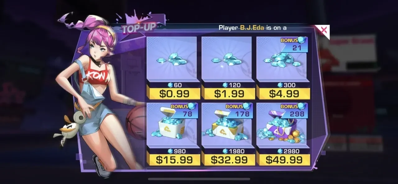 Basketrio paywall screen