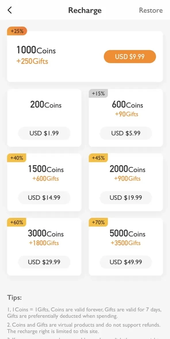 Beenovel paywall screen