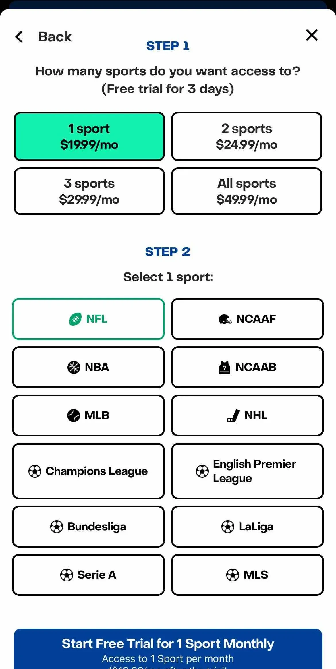 BetQL paywall screen