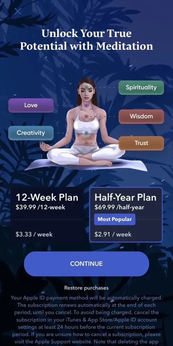 BetterMe paywall screen