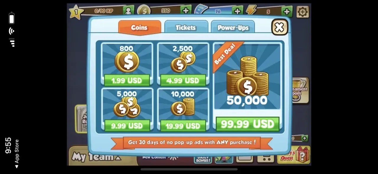 Bingo Blingo paywall screen