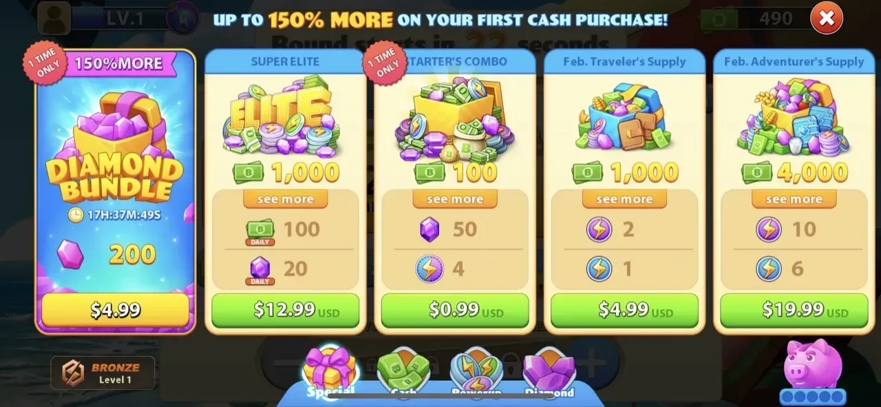 Bingo Journey！Live Bingo Games paywall screen