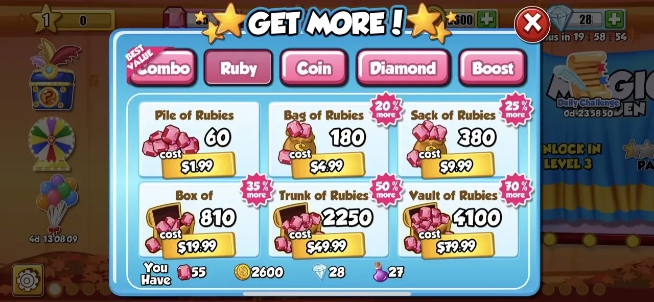 Bingo PartyLand Live Play Game paywall screen