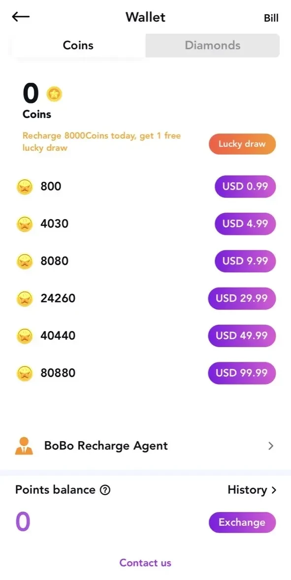 BoBo paywall screen