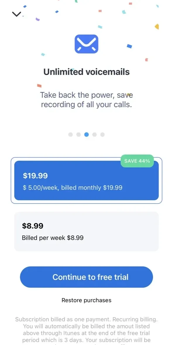 BoldVoice paywall screen