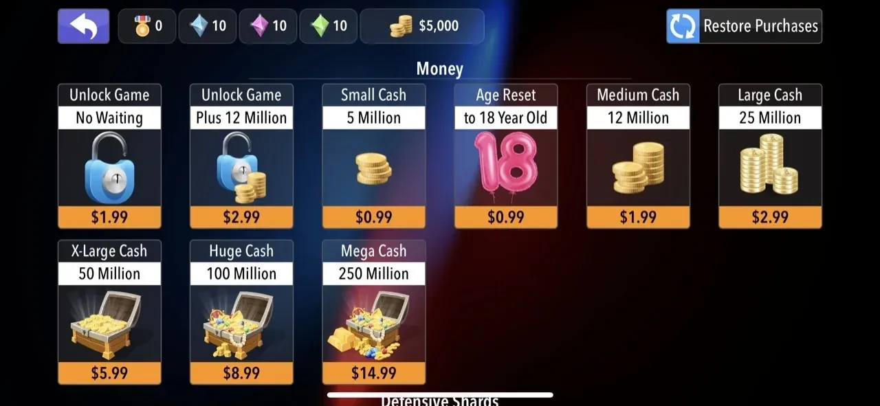 Boxing Superstar paywall screen